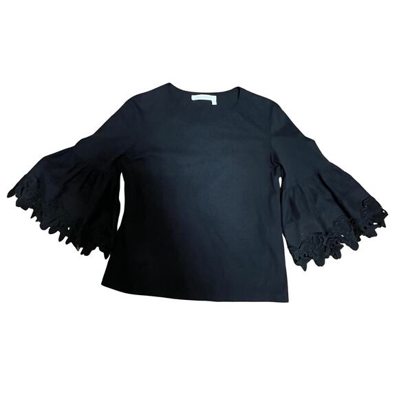 See by Chloe Black Bell Sleeve Top - Picture 2 of 4